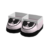 jirai kei doll bow sneakers with socks pink black