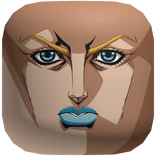 Johnny Joestar Face (Anime) [Open mouth]