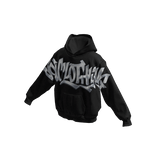 JONCLOTHING Chrome Graffiti Streetwear Hoodie