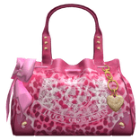 Juicy 2000s Mcbling Purse | Cheetah Print Pink