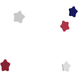 July 4 Face Star Stickers