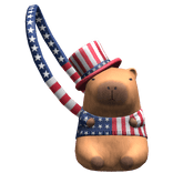 July 4th Capybara Purse