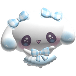 ♡︎ : JUMBO magical blue bunny back plush