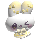 ♡︎ : JUMBO magical yellow bunny back plush