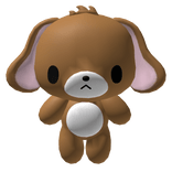 ♡ : JUMBO silly cappuccino bunny back plushie 