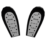 Kaomoji black goth bunny ears emo moe vkei cute