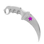 KARAMBIT: WHITE PURPLE STAR