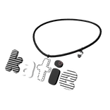 katie 3.0 black and white necklace