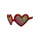 Kawa Red Heart Sunglasses