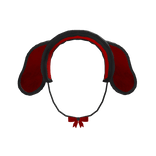 Kawai Rabbit Headband (Black&Red)