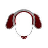 Kawai Rabbit Headband (Red&White)