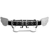 Kawaii Angel Puppy Cute Collar Black + White 𖹭 .ᐟ