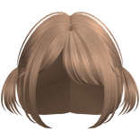 kawaii anime baby pigtails side bangs ginger