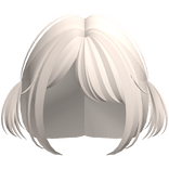 kawaii anime baby pigtails side bangs platinum