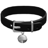 ♡ : kawaii black belt bell choker collar 1.0