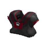 𐔌. kawaii black kitty ruffle school uniform top