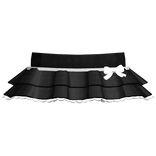 ꒰♡꒱ kawaii black plaid mini skirt