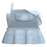 ꒰ kawaii blue paw overalls ♡