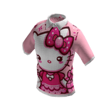 Kawaii Bow-Cat Polo
