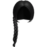 ♡ kawaii braids in black