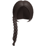 ♡ kawaii braids in dark brown