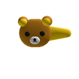 ꒰ kawaii brown bear hair clip ꒱
