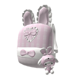 kawaii bunny ruffled backpack | pink (3.0)