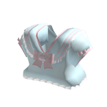 𐔌. kawaii candy kitty ruffle school uniform top