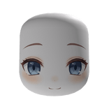 kawaii chibi anime face mask