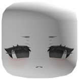 kawaii chibi anime swirly sad face