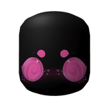 Kawaii Chibi Swirly Void Alien Face (Pink)