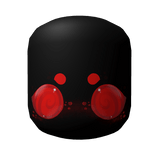 Kawaii Chibi Swirly Void Alien Face (Red)