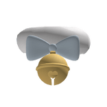 Kawaii Christmas Cat Bell Fur Choker (Blue)