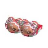 Kawaii Christmas Gingerbread Kitty Slippers