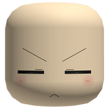 kawaii cute anime pensive angry face peach mask