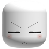 kawaii cute anime pensive angry face white mask