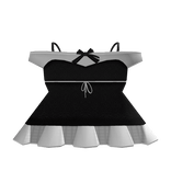 ♡ kawaii cute black and white plaid vintage dress