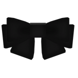 ♡ kawaii cute black bow
