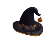 Kawaii Cute Black Kitty Witch Hat