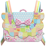 Kawaii Cute Decora Kidcore Pink Pattern Backpack