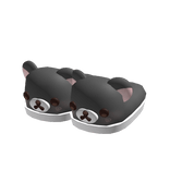 ♡ : kawaii cute gray bear slippers