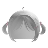 ノ꒰kawaii cute high tiny pigtails white w pink acc