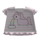♡ kawaii cute little unicorn top tweencore rainbow