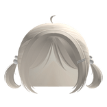 ノ꒰kawaii cute low tiny pigtails blonde w white acc