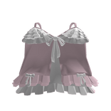 ♡ kawaii cute ruffle pink white bow dress