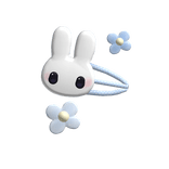 ♡kawaii cutecore matching bunny hair clip