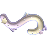 Kawaii cutecore pastel angler fish alien tail