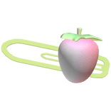 Kawaii cutecore pink strawberry hairclip