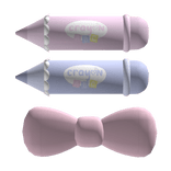 ✏️🎒Kawaii cutesy crayola clip