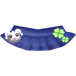 🍀 kawaii dark denim bijou hamster clover skirt
